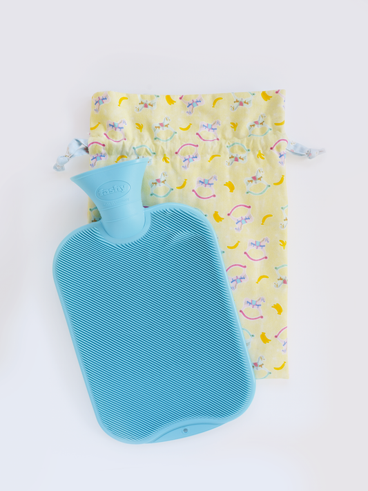 【Open記念特別価格】トルマリンカバーの遠赤外線湯たんぽケース＆安心安全ドイツ製 湯たんぽ付き（湯たんぽカラーはおまかせ）