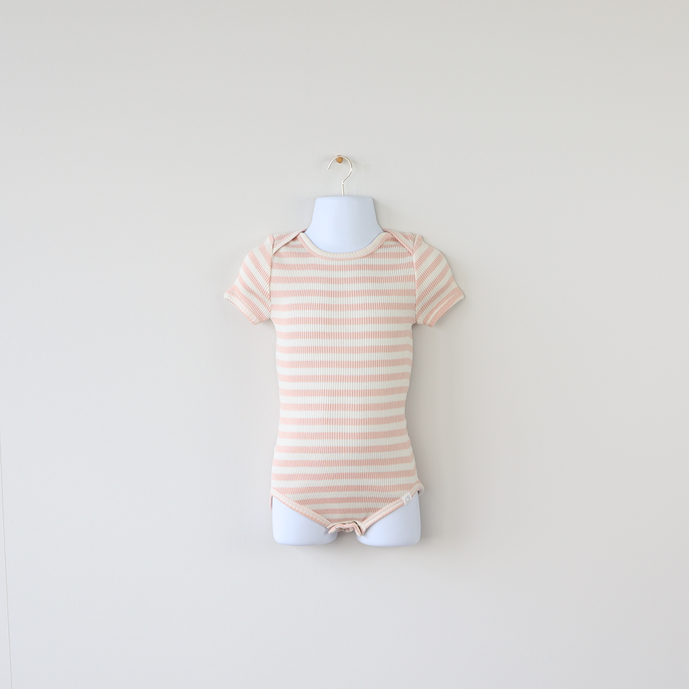 Baby&Kids シルクコットン 半袖ロンパース [メール便可]