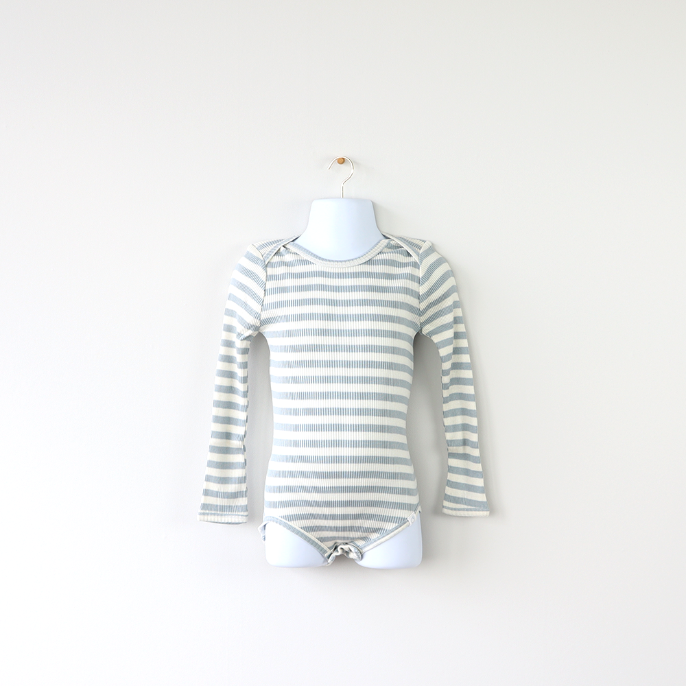 Baby&Kids シルクコットン 長袖ロンパース [メール便可]