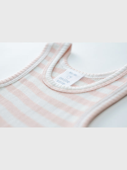 Baby&Kids シルクコットン タンクロンパース [メール便可]