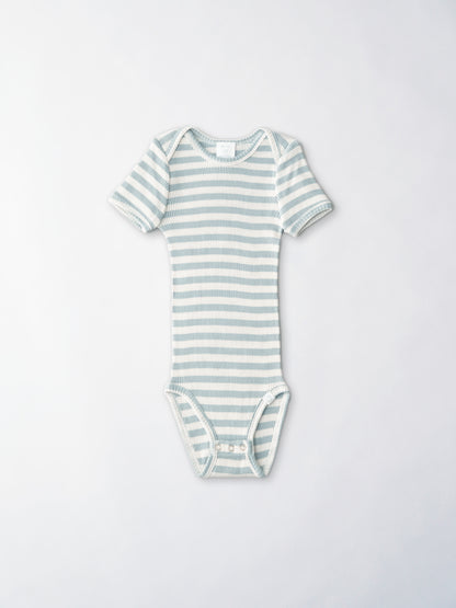 Baby&Kids シルクコットン 半袖ロンパース [メール便可]