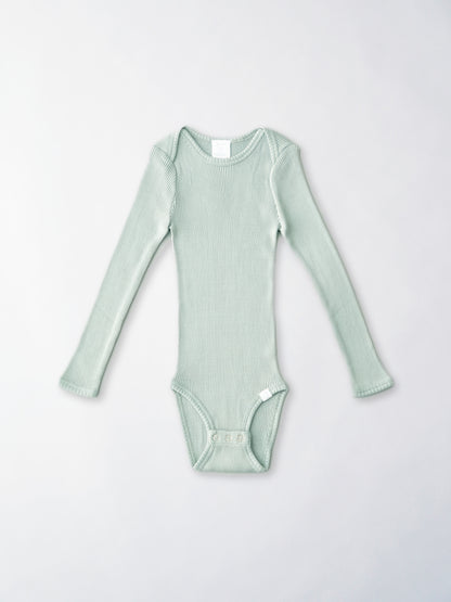 Baby&Kids シルクコットン 長袖ロンパース [メール便可]