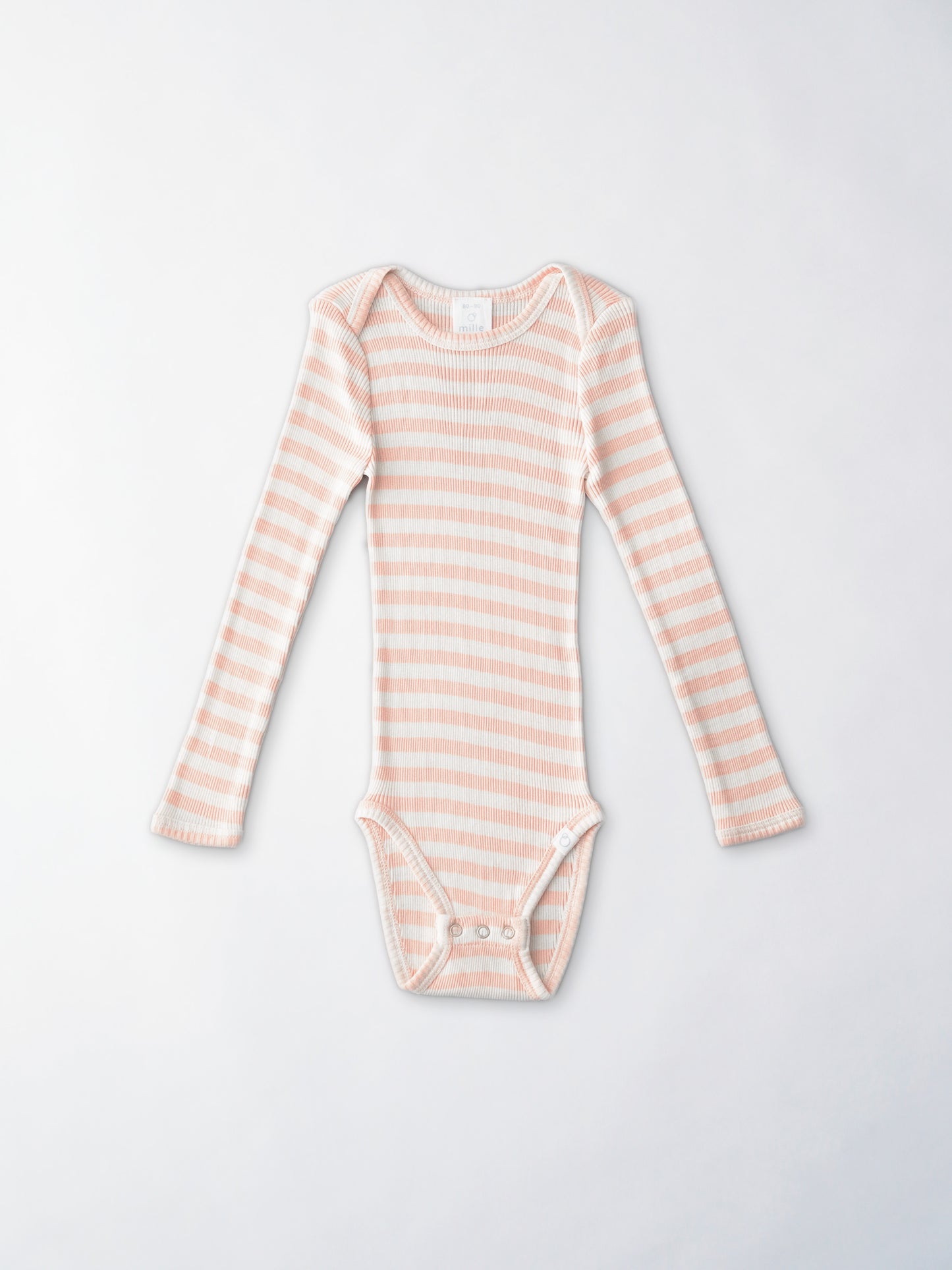 Baby&Kids シルクコットン 長袖ロンパース [メール便可]