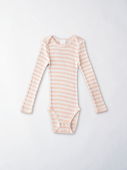 Baby&Kids シルクコットン 長袖ロンパース [メール便可]