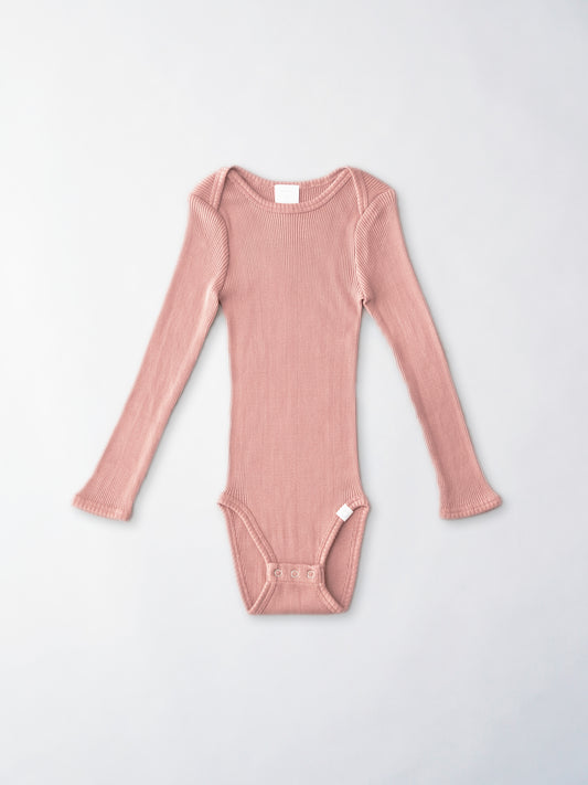 Baby&Kids シルクコットン 長袖ロンパース [メール便可]